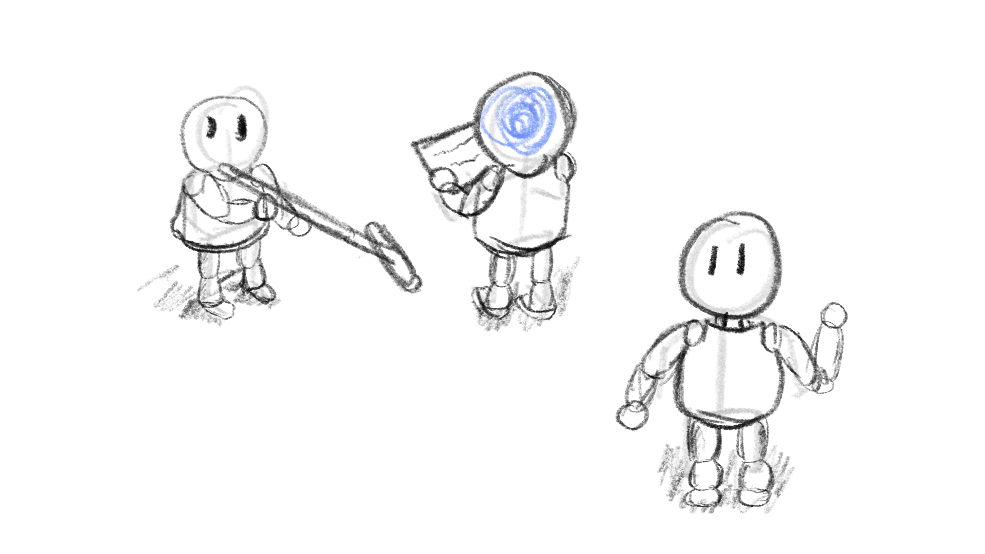 In a world where everyone has tiny helper robots called Bebos, one special Bebo 